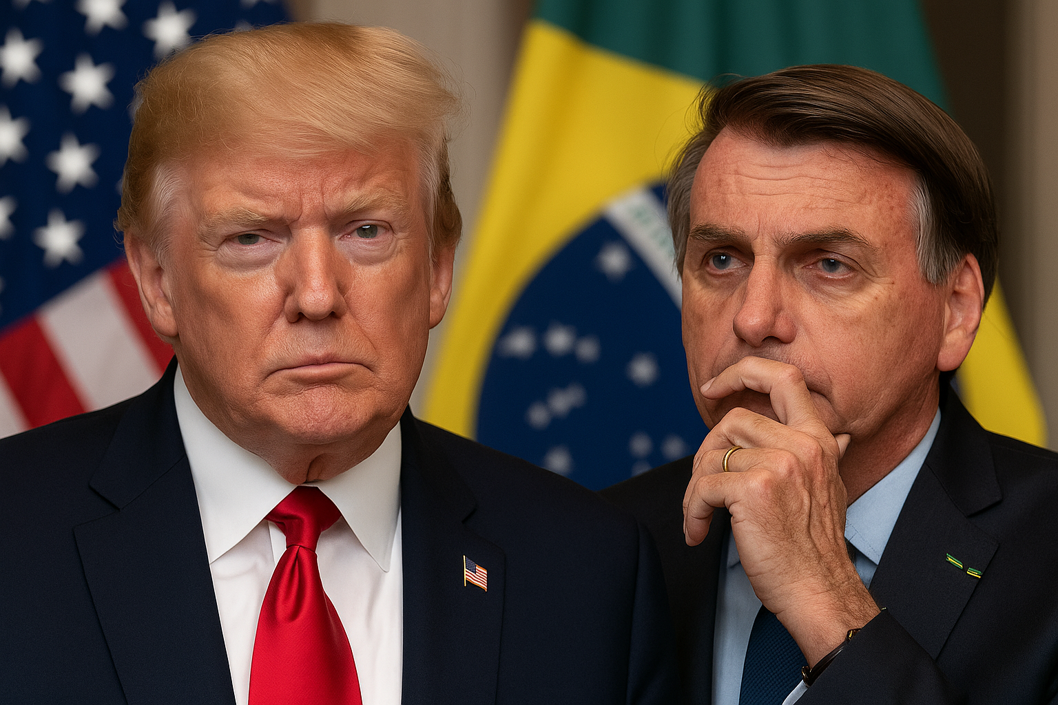 baluartv.com.br | Trump diz que Brasil tenta fazer execução política com Bolsonaro