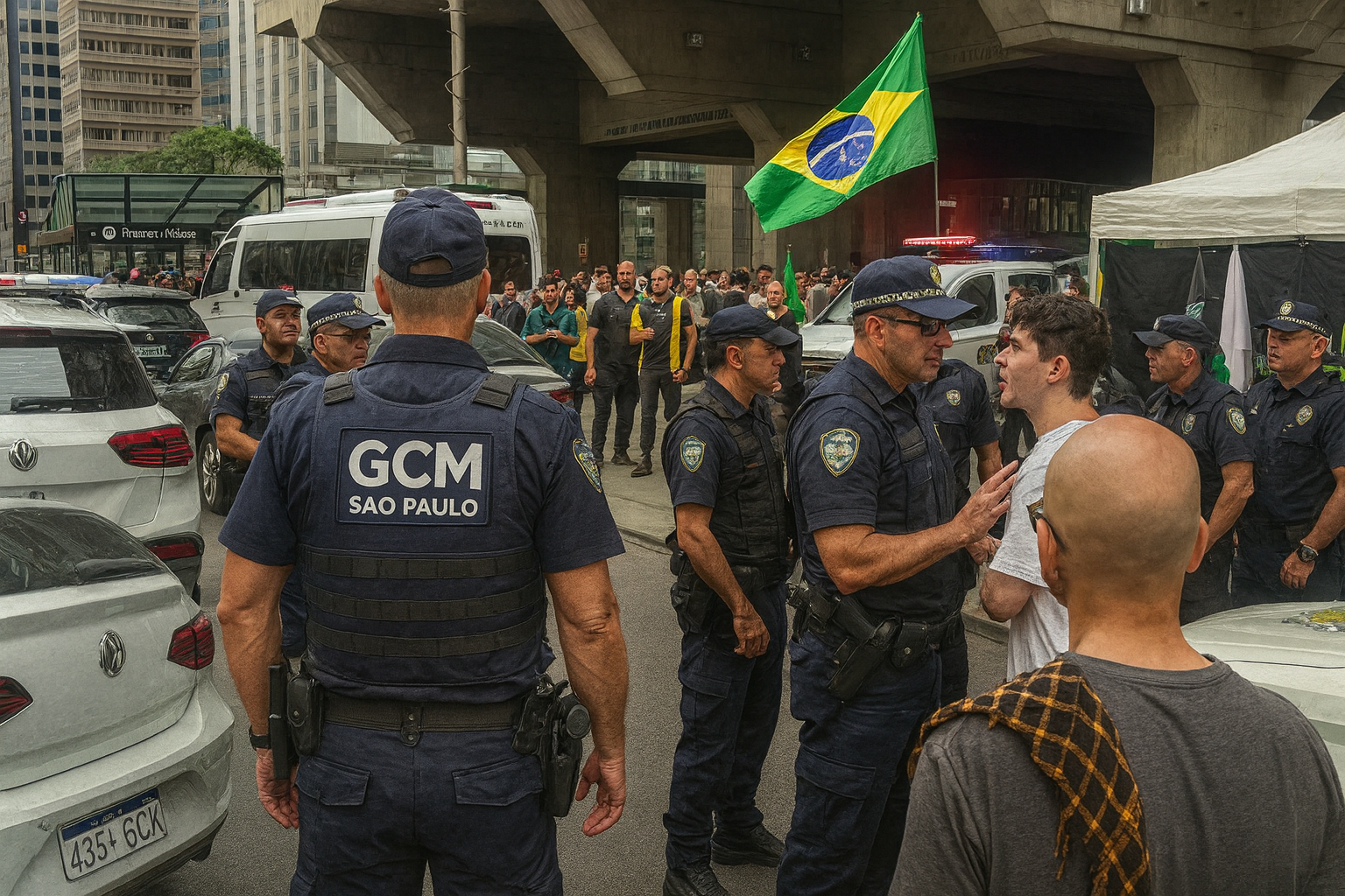 baluartv.com.br | Confronto entre grupos políticos termina em agressões durante ato pró-anistia em São Paulo