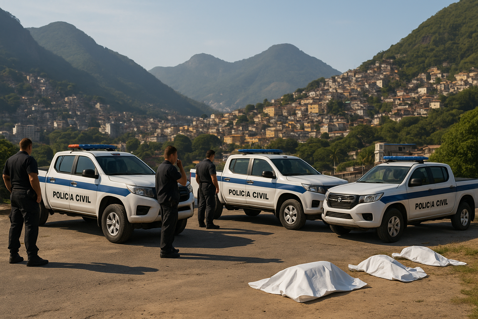 baluartv.com.br | Seis corpos são encontrados pela Polícia dentro de carro em Curicica, na zona Sudoeste do Rio