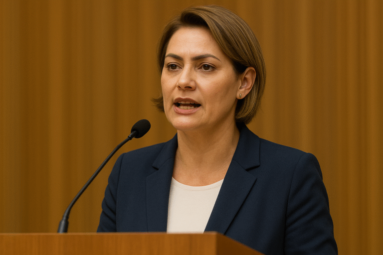 baluartv.com.br | Michelle é vista como possível vice de Tarcísio na corrida presidencial de 2026