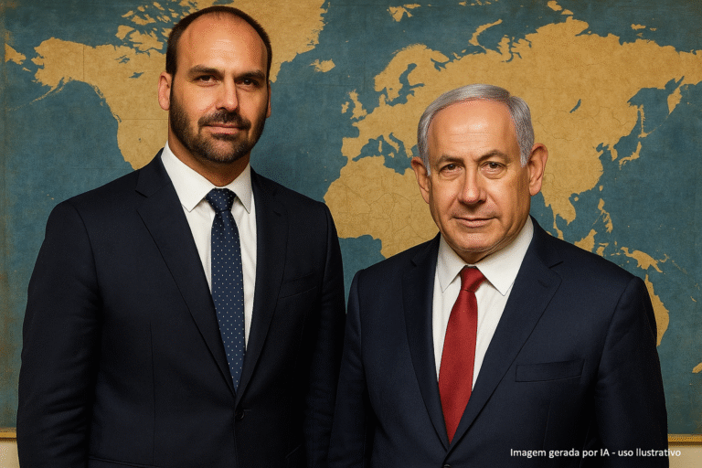 baluartv.com.br | Eduardo Bolsonaro visita Israel e se encontra com o primeiro-ministro Netanyahu