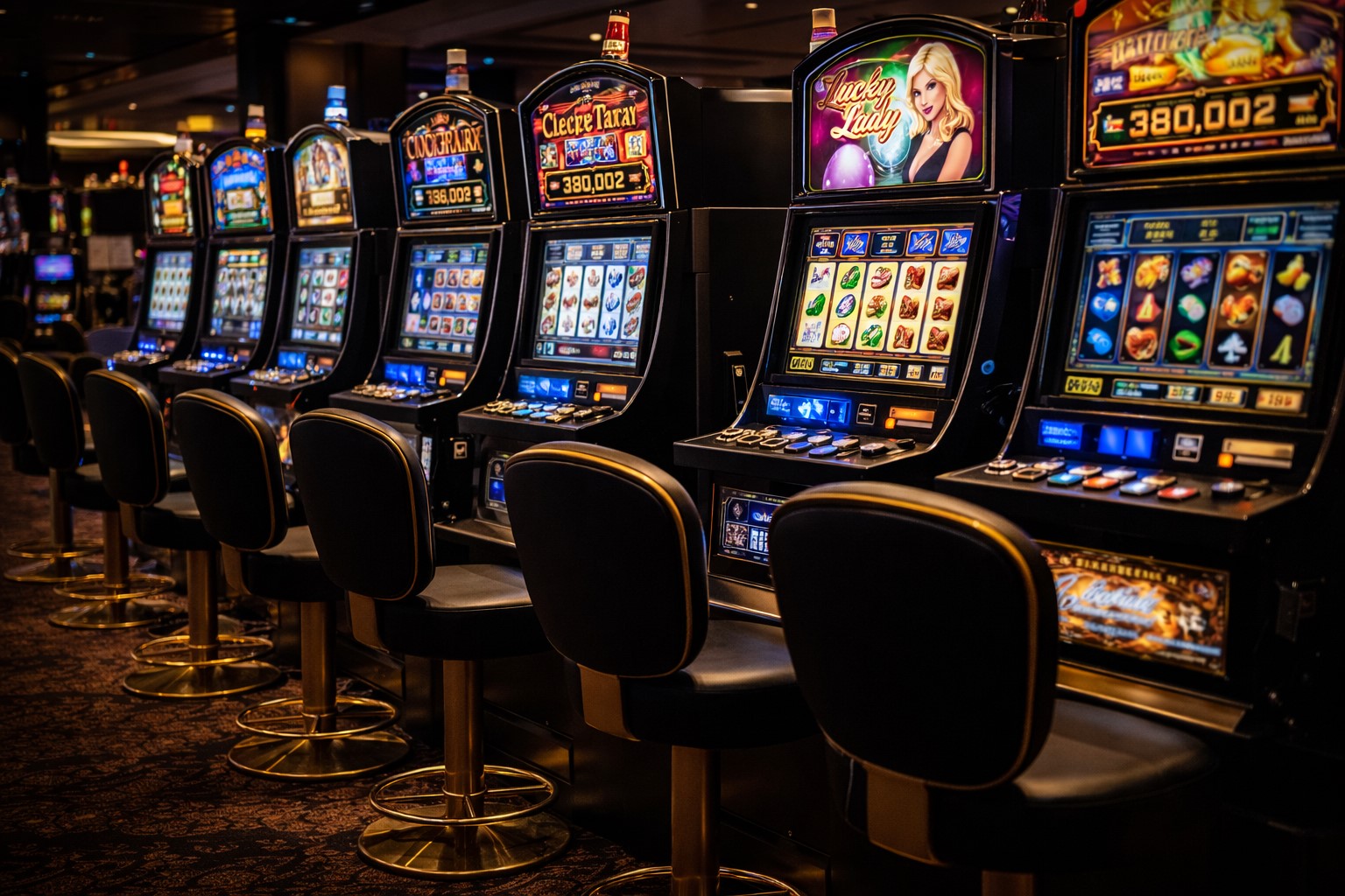 Imagem ilustrativa mostra ambiente interno de jogos eletrônicos com máquinas e cadeiras em espaço de entretenimento.