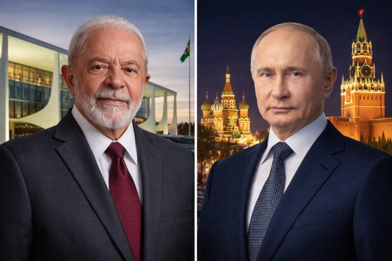 baluartv.com.br | Lula e Vladimir Putin conversam por telefone sobre Venezuela e coordenação de esforços