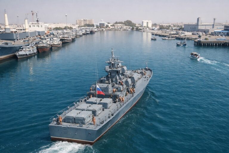 baluartv.com.br | Rússia e Irã realizam exercício naval conjunto no Golfo de Omã