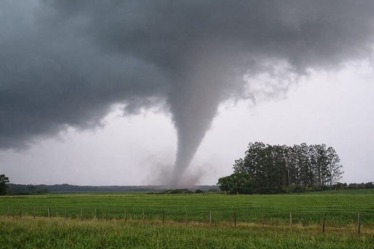 baluartv.com.br | Tornado é registrado no interior do Rio Grande do Sul durante tempestade intensa