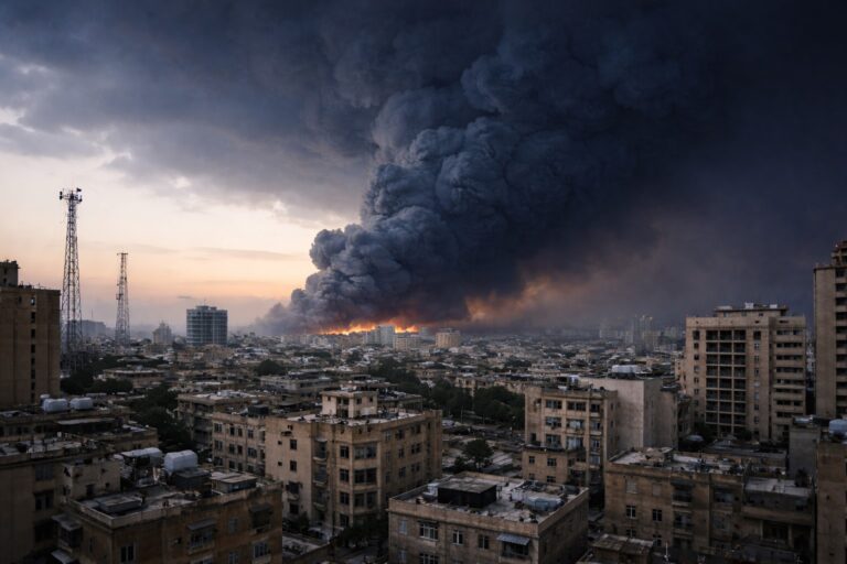baluartv.com.br | Explosões transformam “dia em noite” no Irã e cidades entram em alerta para possível chuva ácida