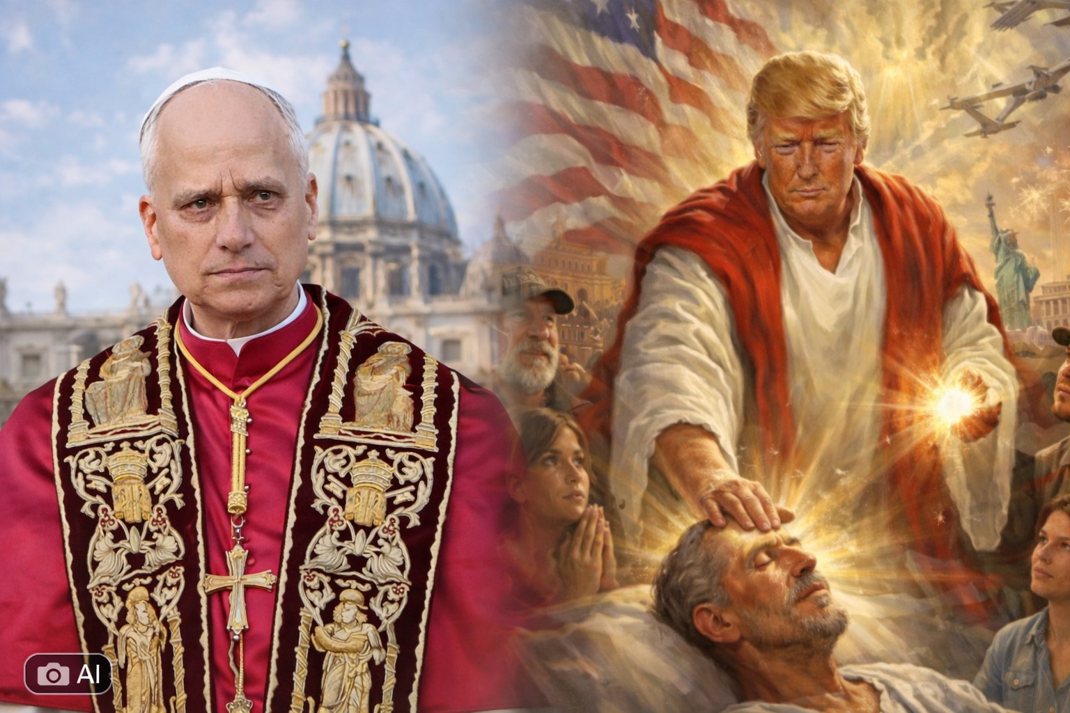 baluartv.com.br|Imagem postada por Trump com estética religiosa gera múltiplas interpretações e polêmica internacional