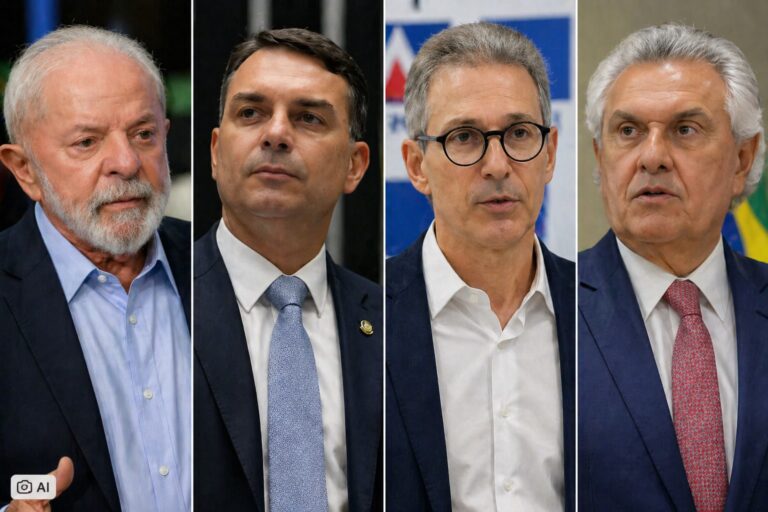 baluartv.com.br | Pesquisa Nexus aponta empate técnico entre Lula, Flávio Bolsonaro, Zema e Caiado em cenários de 2º turno