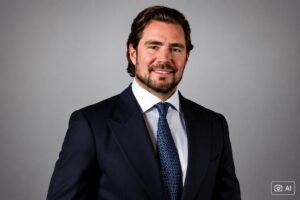 Imagem de Daniel Vorcaro otimizada por IA a partir de foto de reprodução, com rótulo indicativo de inteligência artificial.