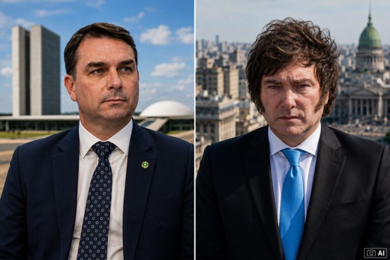 baluartv.com.br | Flávio Bolsonaro deve viajar à Argentina para agenda com Milei