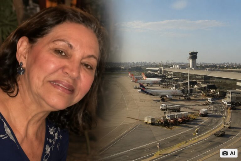 baluartv.com.br | Mulher morre após cair de escada de avião durante desembarque em Congonhas