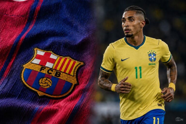 baluartv.com.br | Raphinha fora da Copa? Jornal diz que Barcelona quer evitar novas atuações do atacante