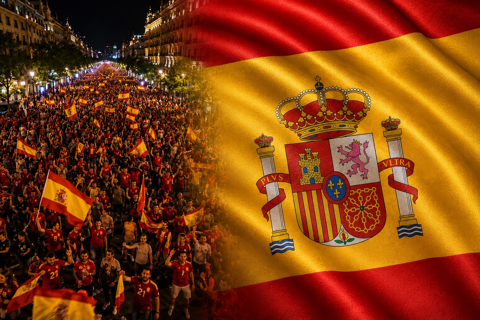 baluartv.com.br|Torcedores espanhóis usam festa pelo título da Copa para protestar contra governo Sánchez em Madri