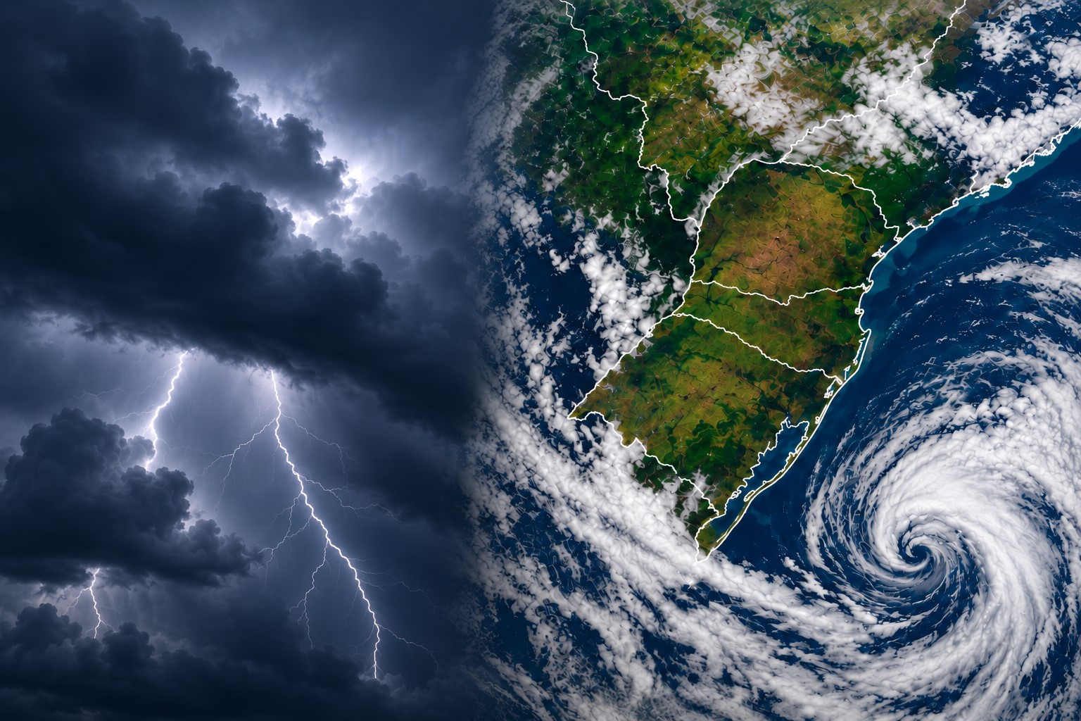 baluartv.com.br|Forte frente fria e ciclone extratropical devem provocar temporais no Sul do Brasil