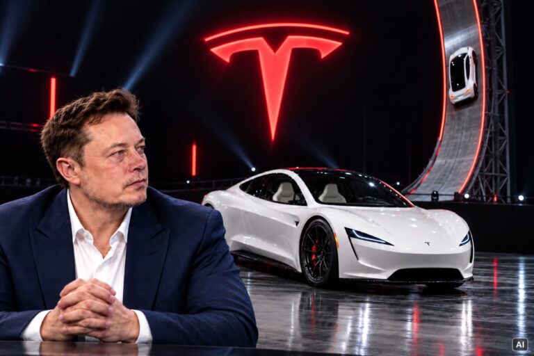 baluartv.com.br | Tesla Roadster surpreende ao “voar”, ficar de cabeça para baixo e acelerar a quase 100 km/h em aproximadamente um segundo